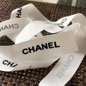 Chanel White Ribbon